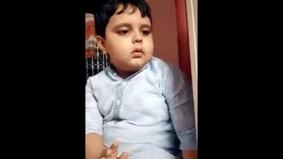 The image shows the kid who threw tantrum after not getting a burger. (Twitter/@MFuturewala) The image shows the kid who threw tantrum after not getting a burger. (Twitter/@MFuturewala)