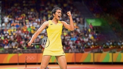 PV Sindhu will carry India's hopes for a medal in Badminton in the Tokyo Olympics (MINT_PRINT) PV Sindhu will carry India's hopes for a medal in Badminton in the Tokyo Olympics (MINT_PRINT)