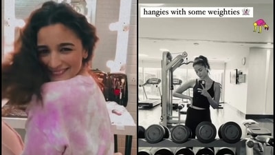 Alia Bhatt, who is currently shooting for RRR in Hyderabad, shared a bunch of pictures and videos on Instagram.
