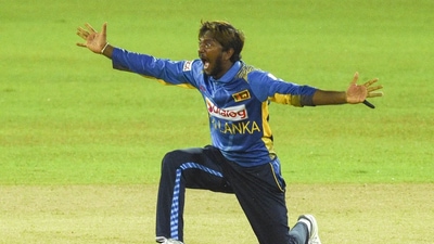 Akila Dananjaya picked up 3/44 from his 10 overs.  (Getty Images)