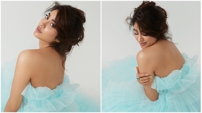 Janhvi Kapoor shared pictures from a new photoshoot. Janhvi Kapoor shared pictures from a new photoshoot.