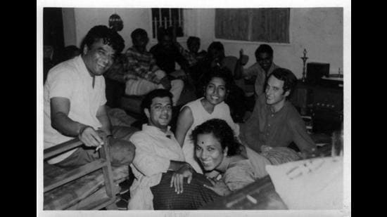 With Ammu Mathew and other Madras Players (Courtesy HarperCollins) With Ammu Mathew and other Madras Players (Courtesy HarperCollins)