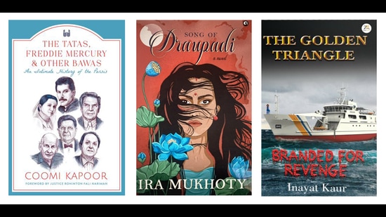 This week’s reading list includes a book on Parsis, another on one of the most fascinating women in Indian mythology, and a murder mystery out at sea. (HT Team) This week’s reading list includes a book on Parsis, another on one of the most fascinating women in Indian mythology, and a murder mystery out at sea. (HT Team)