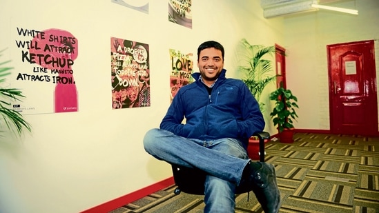 Zomato co-founder &amp; CEO Deepinder Goyal.(MINT_PRINT)