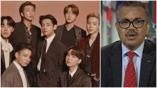 WHO chief has congratulated BTS members. WHO chief has congratulated BTS members.