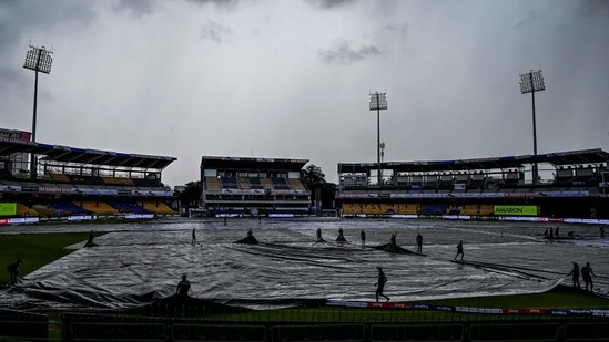 Rain resulted in a loss of 90 minutes of play and reduced the match to a 47-overs-per-side contest. (Getty Images)