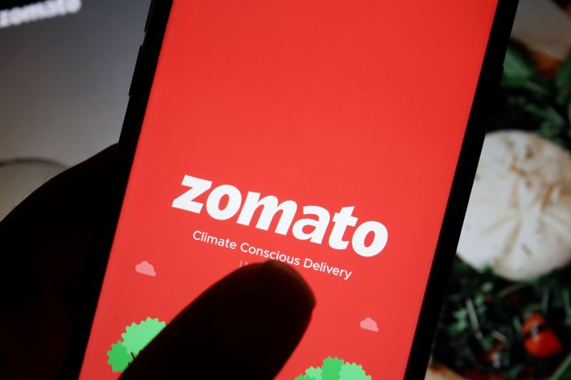 Zomato's shares plunged to a record low last week as a one-year share lock-in period for promoters, employees and other investors expired. (Reuters Photo)