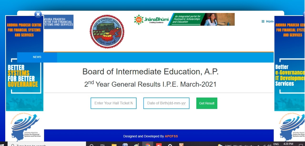 AP Inter 2nd Year Result 2021 declared Live