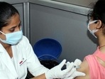The city has been administering more second doses than first for the fourth day on Saturday. The city has been administering more second doses than first for the fourth day on Saturday.