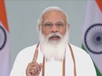 Prime Minister Narendra Modi virtually addresses Indians at a government programme observing the Ashadha Purnima - Dhamma Chakra Day. 
