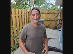 The image shows a man named Tony who saved his neighbour's life.