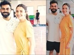 When Anushka Sharma dolled up in Zara’s  <span class='webrupee'>₹</span>1.8k midi dress, Virat Kohli flaunted Vamika’s burp cloth
