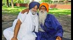 Shiromani Akali Dal president Sukhbir Singh Badal with Baba Labh Singh at Matka Chowk in Chandigarh. (PTI) Shiromani Akali Dal president Sukhbir Singh Badal with Baba Labh Singh at Matka Chowk in Chandigarh. (PTI)