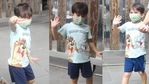 Taimur Ali Khan spotted out and about in Mumbai. (Varinder Chawla) Taimur Ali Khan spotted out and about in Mumbai. (Varinder Chawla)