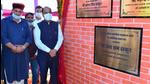 Himachal Pradesh chief minister Jai Ram Thakur during his one-day visit to Seraj area in Mandi district on Saturday. (Birbal Sharma/HT) Himachal Pradesh chief minister Jai Ram Thakur during his one-day visit to Seraj area in Mandi district on Saturday. (Birbal Sharma/HT)
