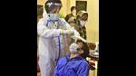Of the new cases, 35 were reported in Mandi, 25 in Chamba, 21 in Kangra, 17 in Shimla, seven in Una, six each in Bilaspur and Hamirpur, five each in Kinnaur and Kullu, two in Solan, two in Sirmaur and one in Lahaul-Spiti. (HT FILE) Of the new cases, 35 were reported in Mandi, 25 in Chamba, 21 in Kangra, 17 in Shimla, seven in Una, six each in Bilaspur and Hamirpur, five each in Kinnaur and Kullu, two in Solan, two in Sirmaur and one in Lahaul-Spiti. (HT FILE)