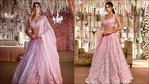 Sara Ali Khan drops steamy Eid look in Manish Malhotra’s pink Chikankari lehenga(Instagram/manishmalhotra05) Sara Ali Khan drops steamy Eid look in Manish Malhotra’s pink Chikankari lehenga(Instagram/manishmalhotra05)