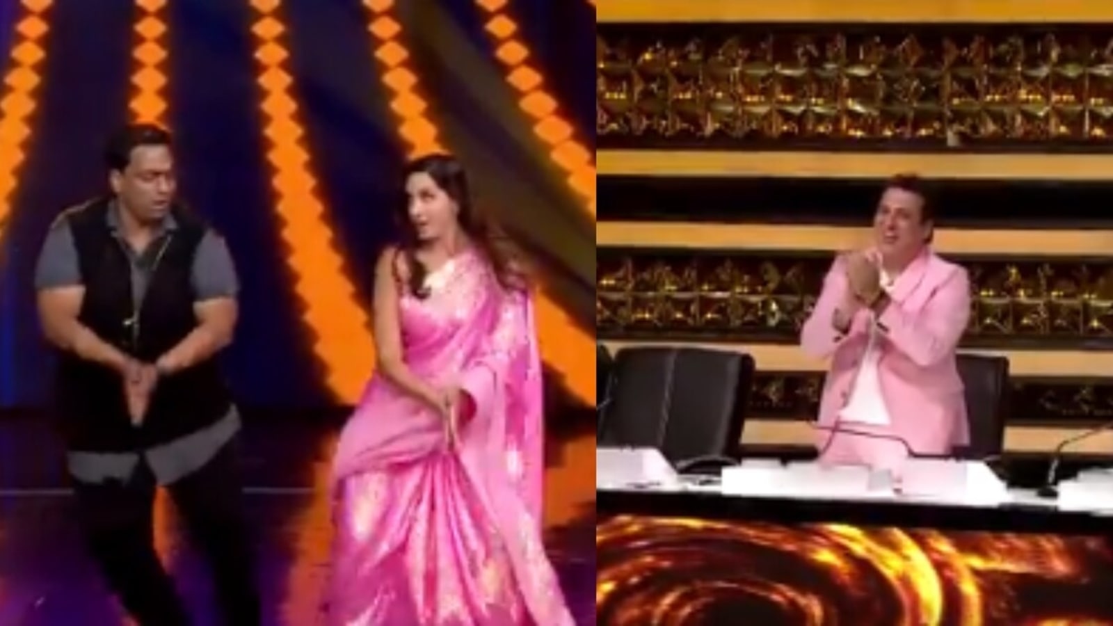 Nora Fatehi menari dengan Katrina Kaif Chikni Chameli di Dance Deewane 3, Govinda memberikan standing ovation.  menonton  Bollywood