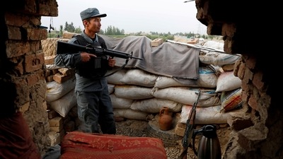With the withdrawal of American-led foreign forces all but complete, the resurgent Taliban now control about half of Afghanistan’s roughly 400 districts. (REUTERS)