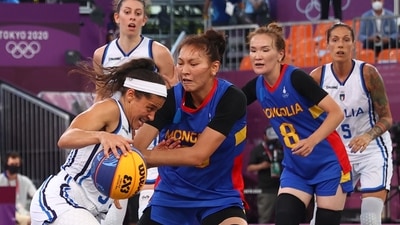Tokyo 2020 Olympics - Basketball 3x3 - Women - Pool A - Italy v Mongolia - Aomi Urban Sports Park, Tokyo, Japan - July 24, 2021. Consolini of Italy in action during a match. REUTERS/Andrew Boyers (REUTERS)