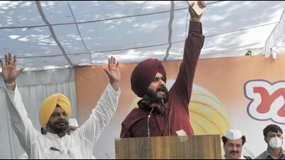 Newly-appointed Punjab Pradesh Congress Committee president Navjot Singh Sidhu. (HT Photo) Newly-appointed Punjab Pradesh Congress Committee president Navjot Singh Sidhu. (HT Photo)