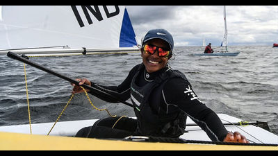 Nethra Kumanan is the first female sailor to represent India at Olympics. Nethra Kumanan is the first female sailor to represent India at Olympics.