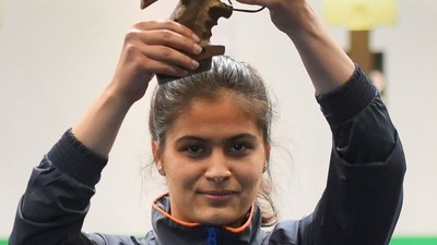 Manu Bhaker is making her Olympic debut at Tokyo Games. (HT_PRINT) Manu Bhaker is making her Olympic debut at Tokyo Games. (HT_PRINT)