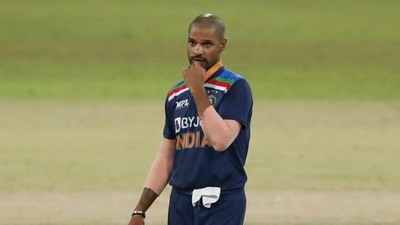 India's captain Shikhar Dhawan watches the field during the third one-day international cricket match between Sri Lanka and India in Colombo. (AP) India's captain Shikhar Dhawan watches the field during the third one-day international cricket match between Sri Lanka and India in Colombo. (AP)