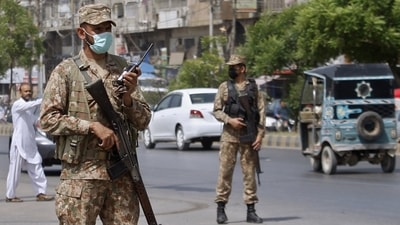 Pakistan Army faces the challenge of not only stopping the inflow of refugees but also the inflow of Afghan army personnel as well as Taliban fighters. (AP Photo/Representative Image ) Pakistan Army faces the challenge of not only stopping the inflow of refugees but also the inflow of Afghan army personnel as well as Taliban fighters. (AP Photo/Representative Image )