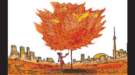 The target of $3 million to establish the Chair in Tamil Studies at University of Toronto Scarborough was met in under three years, with 3,800 donors from around the world pitching in. (HT ILLUSTRATION: JAYACHANDRAN) The target of $3 million to establish the Chair in Tamil Studies at University of Toronto Scarborough was met in under three years, with 3,800 donors from around the world pitching in. (HT ILLUSTRATION: JAYACHANDRAN)