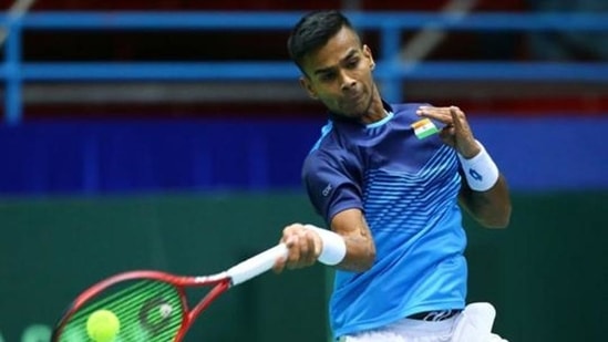 Sumit Nagal wins first match at Tokyo Olympics.(Reuters)