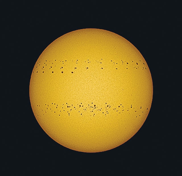 Soumyadeep Mukherjee tracks the movement of sun spots, the coolest points on the burning star.