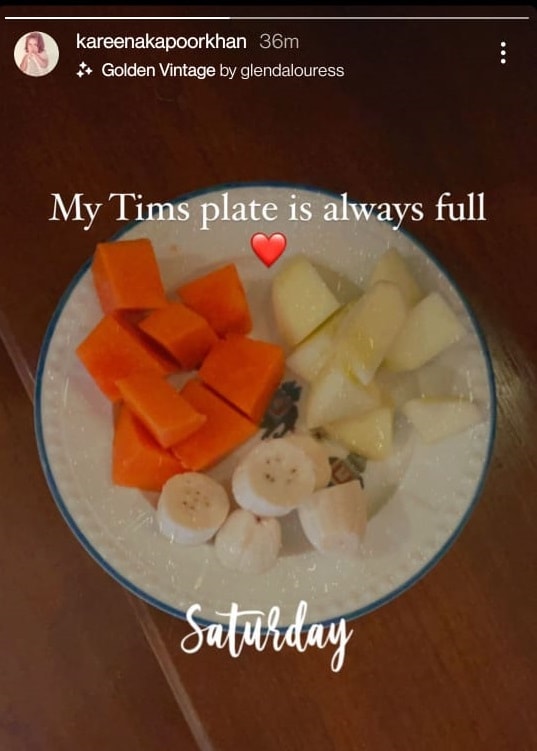 Kareena Kapoor reveals Taimur’s healthy Saturday breakfast: ‘My Tim’s plate is always full’ | Bollywood