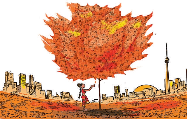 The target of $3 million to establish the Chair in Tamil Studies at University of Toronto Scarborough was met in under three years, with 3,800 donors from around the world pitching in. (HT ILLUSTRATION: JAYACHANDRAN) The target of $3 million to establish the Chair in Tamil Studies at University of Toronto Scarborough was met in under three years, with 3,800 donors from around the world pitching in. (HT ILLUSTRATION: JAYACHANDRAN)
