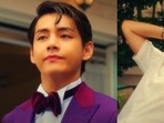 BTS singer V in Peakboy's new song Gyopo Hairstyle. BTS singer V in Peakboy's new song Gyopo Hairstyle.