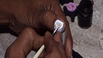 A micro artist from Santinagar area in West Bengal's Siliguri painted his nail with a symbol of the Olympics to inspire the Indian athletes participating in the Tokyo Olympics.(ANI) A micro artist from Santinagar area in West Bengal's Siliguri painted his nail with a symbol of the Olympics to inspire the Indian athletes participating in the Tokyo Olympics.(ANI)