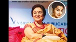 Asha Parekh at 22 (inset) and at 78 (above) (Asha Parekh: The Hit Girl, Om Books International) Asha Parekh at 22 (inset) and at 78 (above) (Asha Parekh: The Hit Girl, Om Books International)