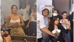 Janhvi Kapoor had some fun in between shots. Janhvi Kapoor had some fun in between shots.