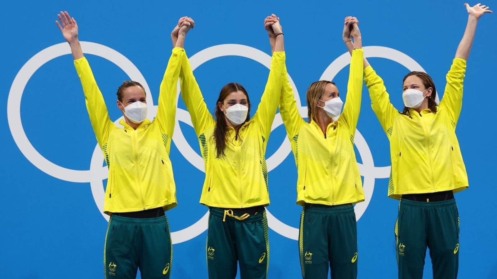 Tokyo Olympics Australia take third straight 4x100m freestyle relay