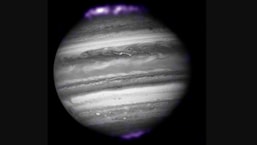 The image of Jupiter’s auroras was shared on Instagram by Nasa.