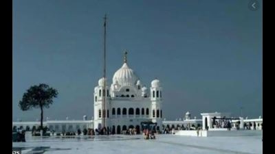 The Gurdwara Darbar Sahib, Kartarpur, in Pakistan.