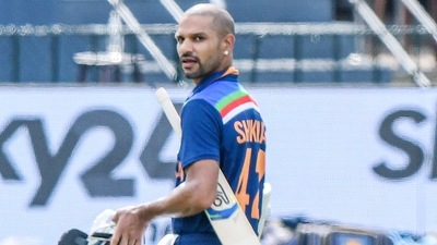 Indian Cricket team captain Shikhar Dhawan during 3rd &amp; final ODI with Sri Lanka, at Premadasa Stadium in Colombo. (PTI)