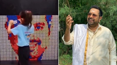 A part of the image shows a snippet from the video shared by Shankar Mahadevan. (Instagram/@shankar.mahadevan) A part of the image shows a snippet from the video shared by Shankar Mahadevan. (Instagram/@shankar.mahadevan)