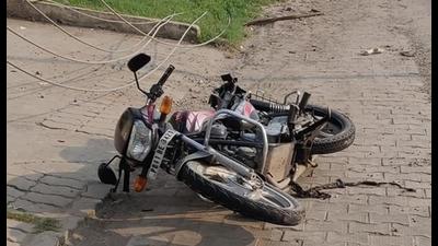 The car driver Karandeep Singh, a city resident, has been arrested. (HT Correspondent)