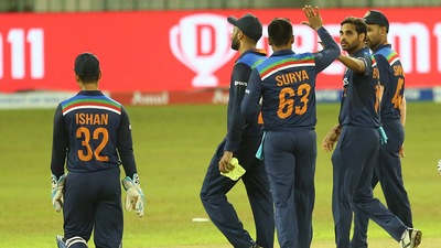 Bhuvneshwar Kumar was the pick of India's bowlers, finishing with astonishing figures of 4/22. (BCCI) Bhuvneshwar Kumar was the pick of India's bowlers, finishing with astonishing figures of 4/22. (BCCI)