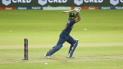 Suryakumar Yadav top scored for India with 50. (BCCI) Suryakumar Yadav top scored for India with 50. (BCCI)