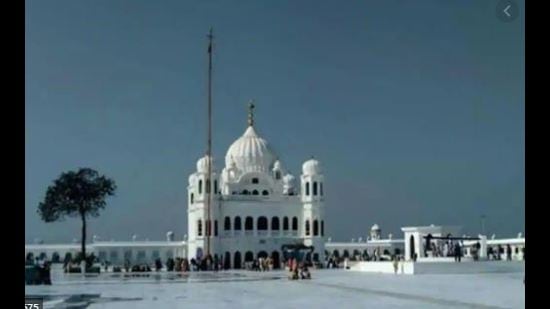 The Gurdwara Darbar Sahib, Kartarpur, in Pakistan.