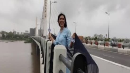 Alisha Patel received a a transgender identity card from Gujarat government. (ANI image) Alisha Patel received a a transgender identity card from Gujarat government. (ANI image)