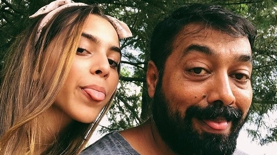 Aaliyah Kashyap poses with her father Anurag Kashyap.