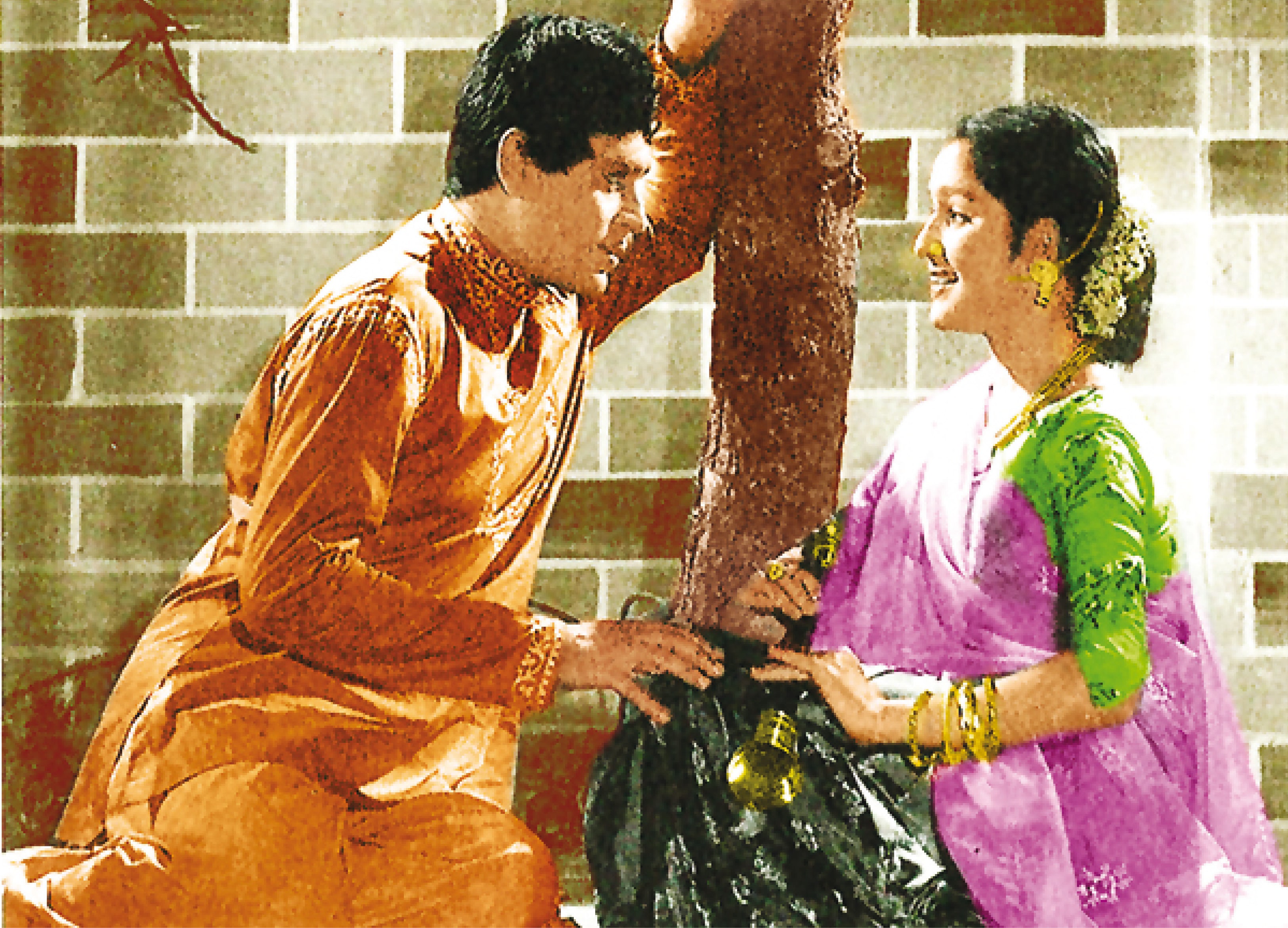 Shooting her debut with Rajendra Kumar in Goonj Uthi Shehnai, though she was replaced (Asha Parekh: The Hit Girl, Om Books International) Shooting her debut with Rajendra Kumar in Goonj Uthi Shehnai, though she was replaced (Asha Parekh: The Hit Girl, Om Books International)